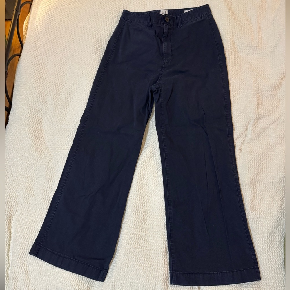 gap wide leg chino